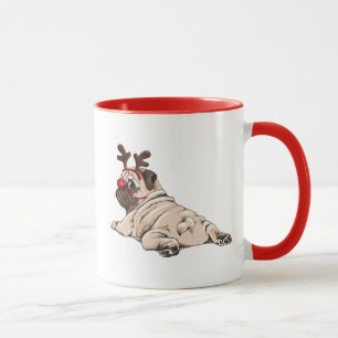 Merry Pug Party Mug