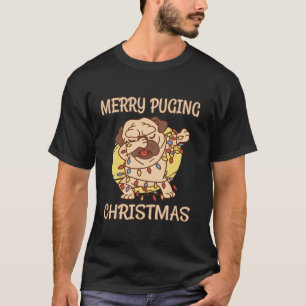 Merry Pugging Christmas Pug Santa Pug Xmas Pugmas  T-Shirt