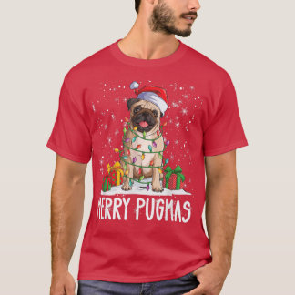 Merry Pugmas 2022 Xmas Pug Christmas Party Pug Lov T-Shirt