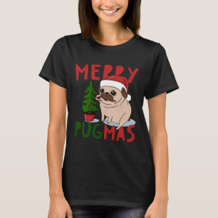 Merry Pugmas Cute Christmas Pug Classic T-Shirt 5
