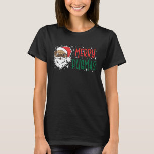 Merry Pugmas  Dog  Men Womens Pug Christmas T-Shirt