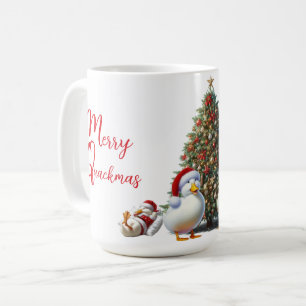 Merry Quackmas Duck Coffee Mug