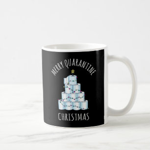 Merry Quarantine Christmas Tree Toilet Paper Coffee Mug
