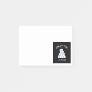 Merry Quarantine Christmas Tree Toilet Paper Post-it Notes
