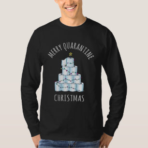 Merry Quarantine Christmas Tree Toilet Paper T-Shirt