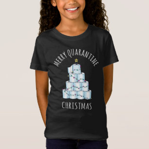 Merry Quarantine Christmas Tree Toilet Paper T-Shirt