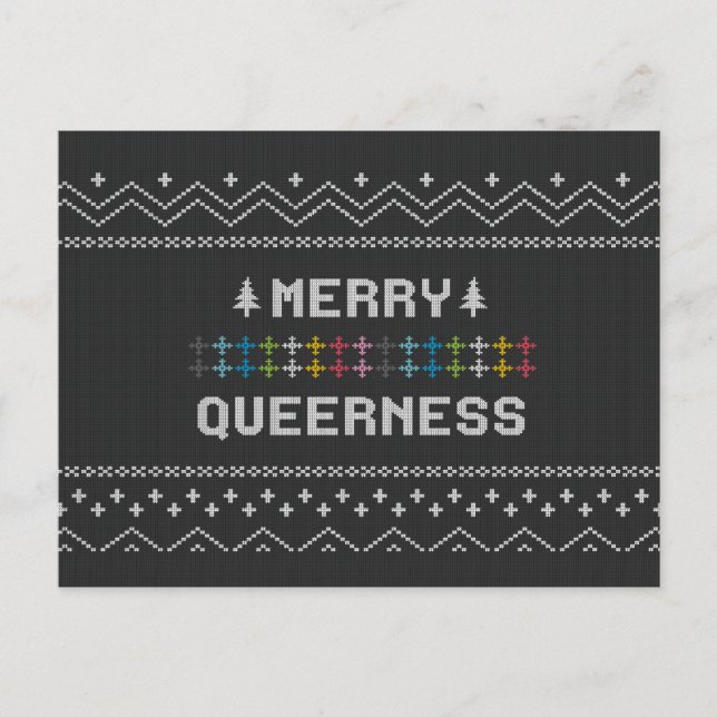 Merry Queerness Postcard (Front)