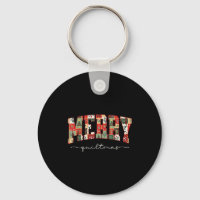 Merry Quiltmas Patchwork Quilters Knitting Sewing