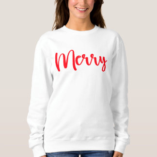 Merry - Red Sweatshirt