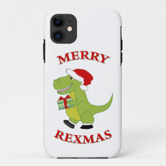 Merry Rexmas T-Rex dinosaur design Case-Mate iPhone Case