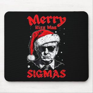Merry Rizz Mas Sigmas Funny Gen Alpha X-mas Santa  Mouse Pad