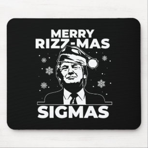 Merry Rizz Mas Sigmas- Gen Alpha Middle School Chr Mouse Pad