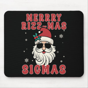 Merry Rizz Mas Sigmas Gen Alpha Middle School Chri Mouse Pad