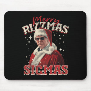 Merry Rizz Mas Sigmas- Gen Alpha Middle School Tru Mouse Pad