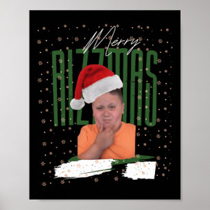 Merry Rizzler Christmas Holiday Rizzler Teen Boys Poster