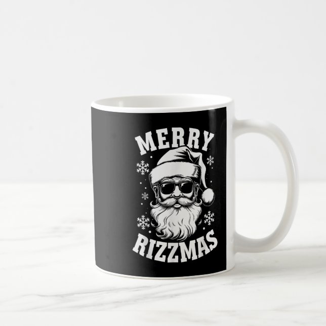 Merry Rizzmas Funny Christmas Santa Claus Happy Ch Coffee Mug (Right)