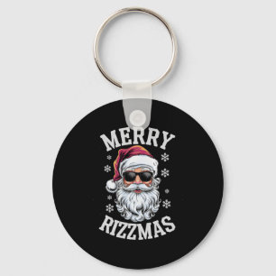 Merry Rizzmas Funny Christmas Santa Claus Happy Ch Key Ring