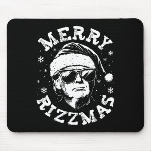 Merry Rizzmas Funny Trump Christmas Rizz The Seaso Mouse Pad