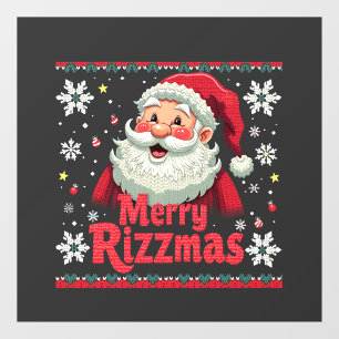 Merry Rizzmas Santa Rizz Funny Christmas Rizzler