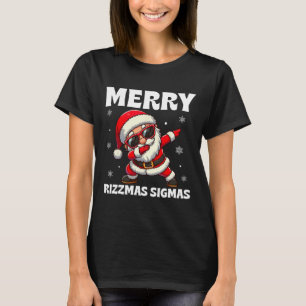 Merry Rizzmas Sigmas Skibidi Rizzmas Christmas Riz T-Shirt