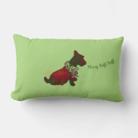 Merry Ruff! Ruff! Wee Scottie Dog 13" x 21" 