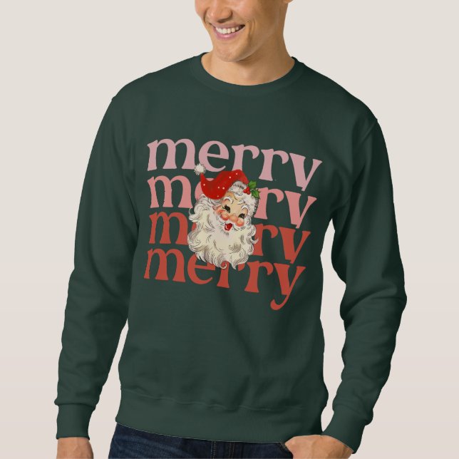 Merry santa christmas sweatshirt (Front)
