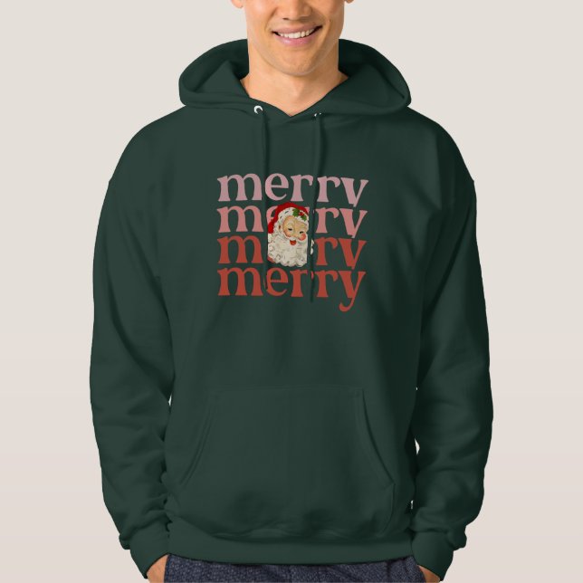 Merry santa   hoodie (Front)