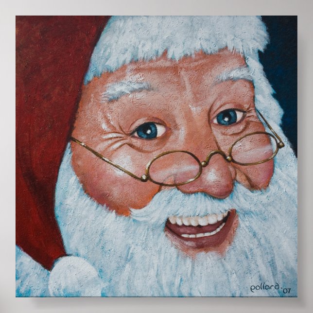 Merry Santa Poster (Front)