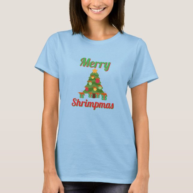 Merry Shrimpmas T-Shirt (Front)