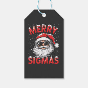 Merry Sigmas Funny Gen Alpha Middle School Christm Gift Tags