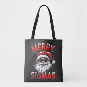 Merry Sigmas Funny Gen Alpha Middle School Christm Tote Bag