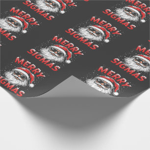 Merry Sigmas Funny Gen Alpha Middle School Christm Wrapping Paper