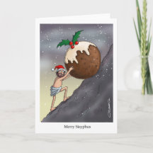 Merry Sisyphus! Christmas card
