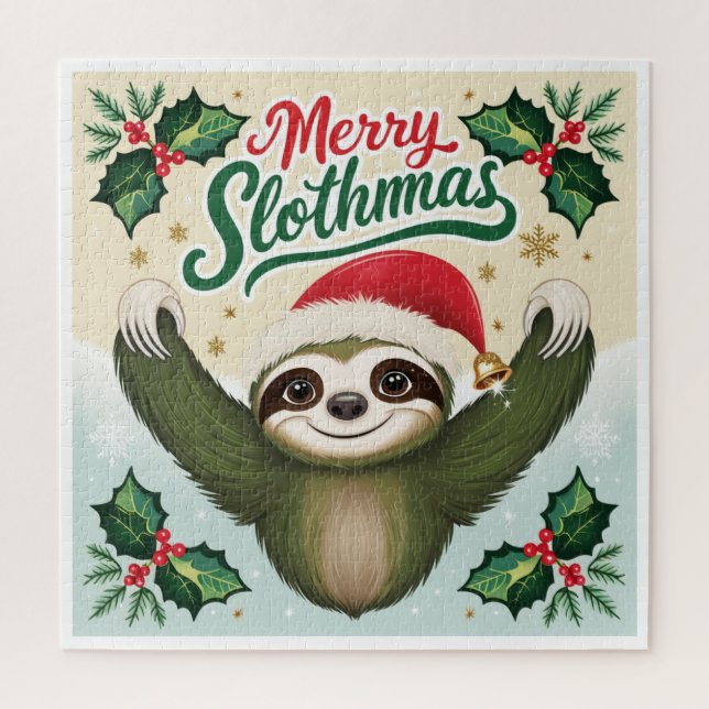 Merry Sloath christmas  Jigsaw Puzzle (Vertical)