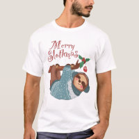 Merry Slothmas Christmas Sloth