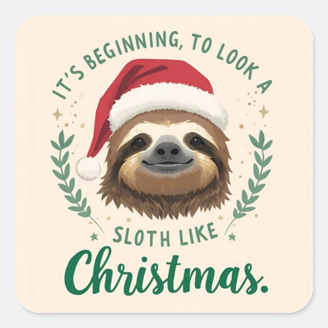 Merry Slothmas, Stickers (Front)