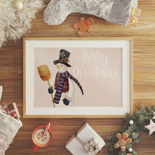 Merry Snowman  Poster