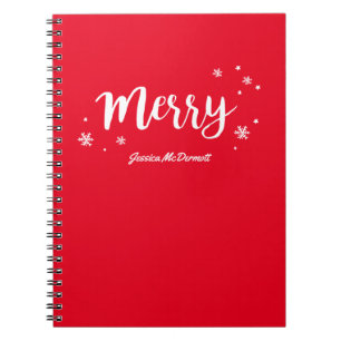 Merry Spiral Notebook