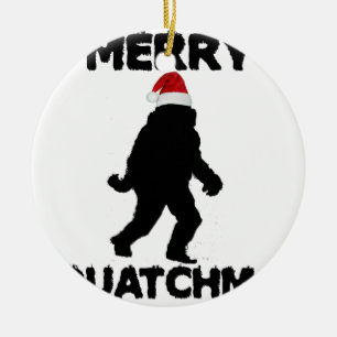 Merry Squatchmas Ceramic Tree Decoration