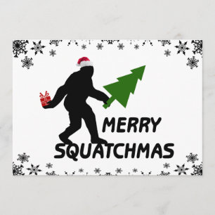 Merry Squatchmas Invitation