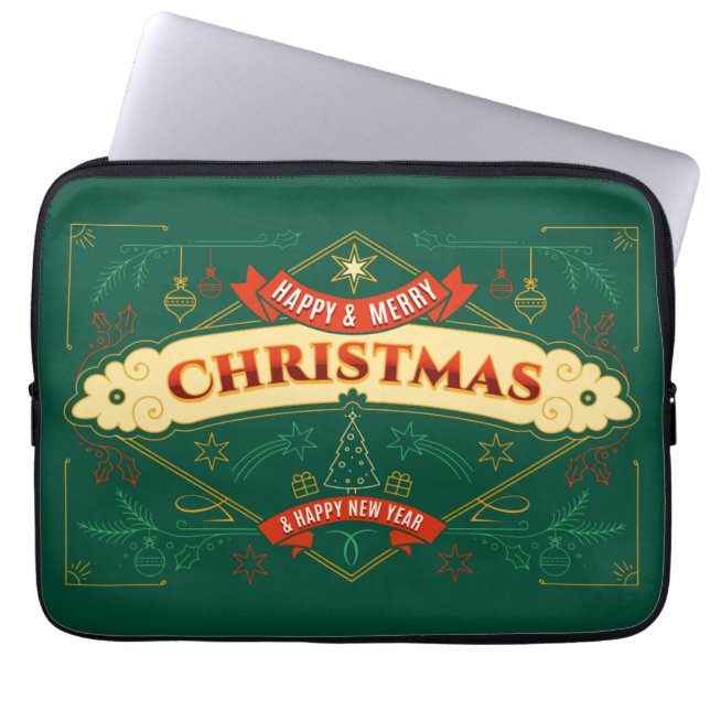 Merry Squishmas     Laptop Sleeve (Front)