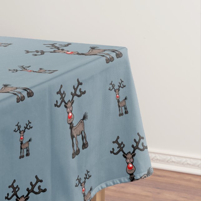 Merry Stressmas with Rudolph Tablecloth (In Situ)