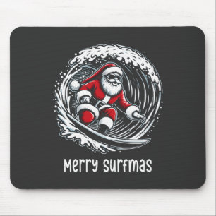 Merry Surfmas Mouse Pad