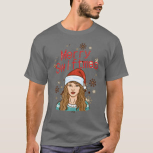 Merry Swiftmas funny holidays gift idea for swifty T-Shirt