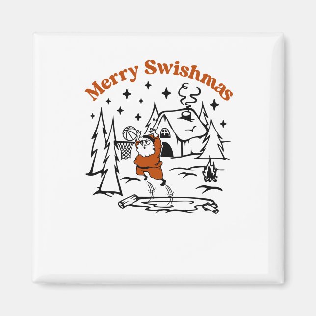 Merry Swishmas Ugly Sweater  Magnet (Front)