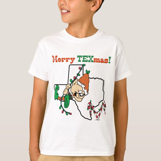 Merry Texmas Christmas T-shirt (Front)