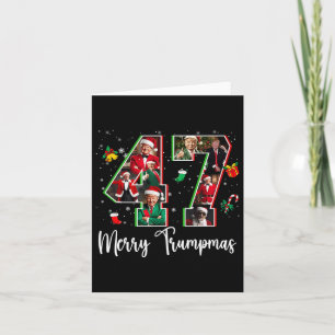 Merry Trumpmas 47 Family Matching Pj Funny Christm Card