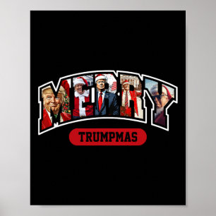 Merry Trumpmas Christmas Trump Pyjamas  Poster