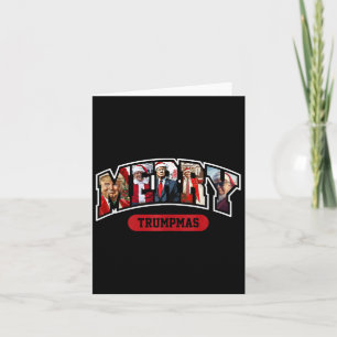 Merry Trumpmas Christmas Trump Pyjamas Tank Top Card