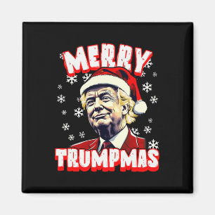 Merry Trumpmas Christmas Trump Santa Trump Christm Magnet